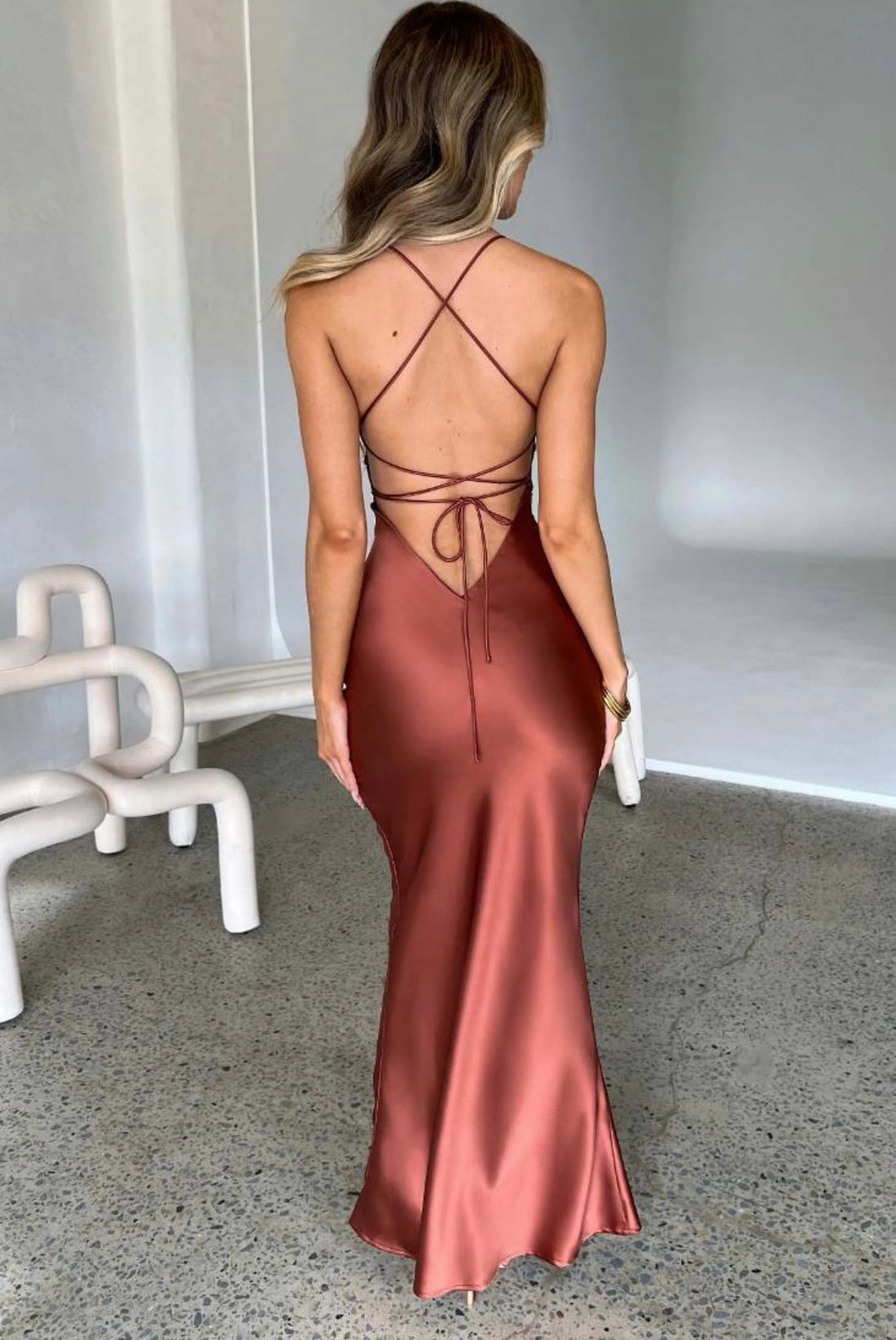 ROBE SATIN IRIS